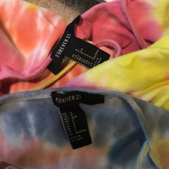 Two Forever 21 Tie Dye Bodysuits - Picture 2 of 2